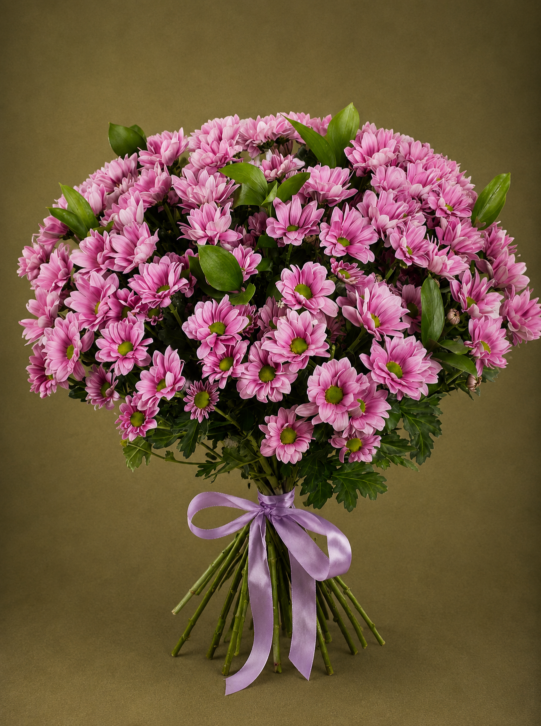12 Pink Сhrysanthemums